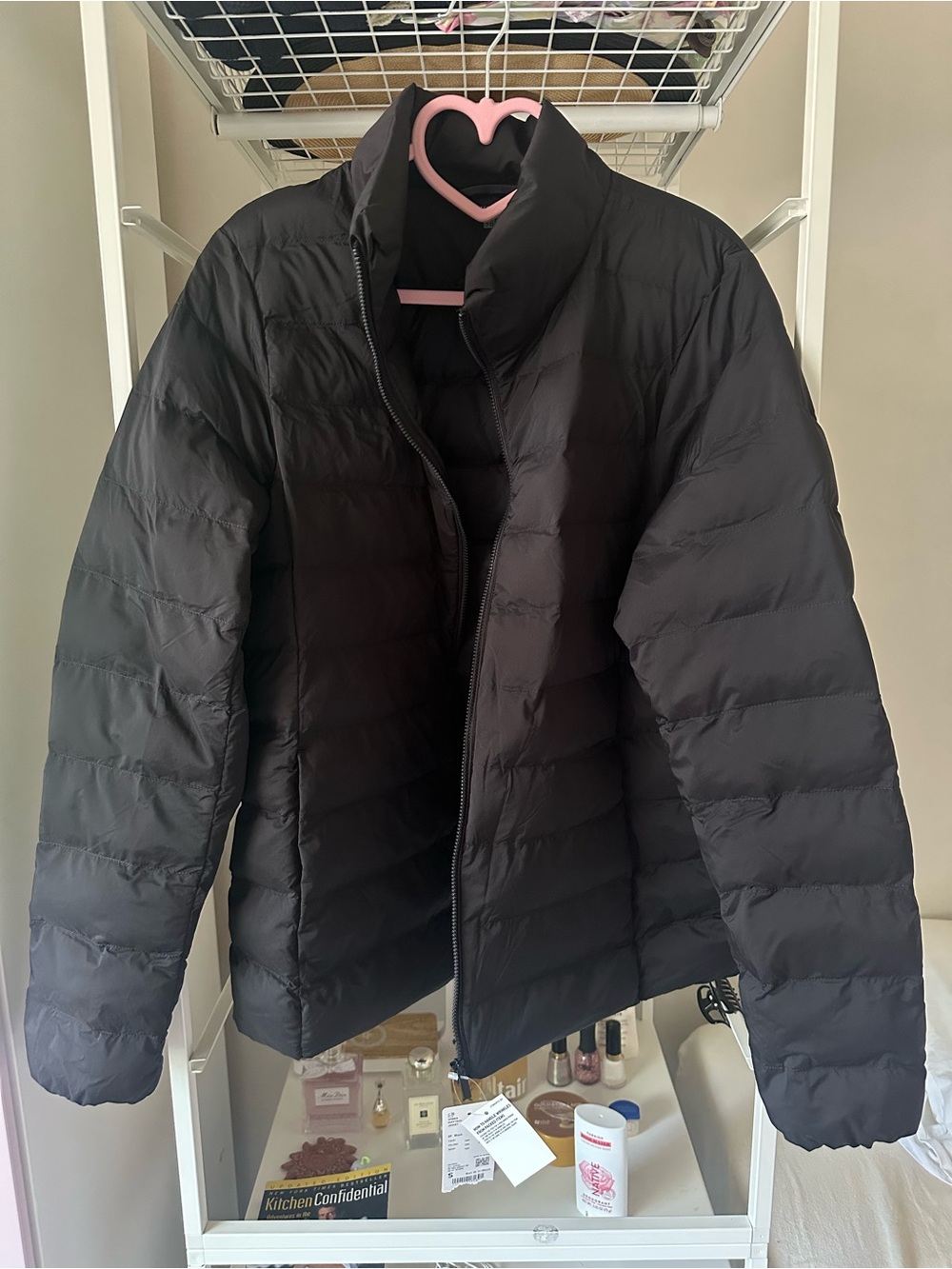 UNIQLO Classic Black Quilted Puffer Jacket NWT